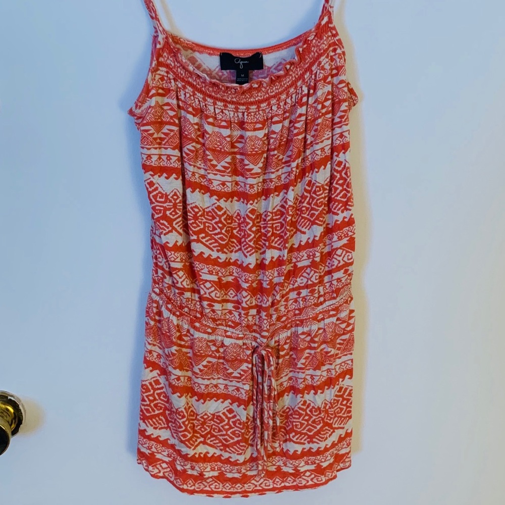 Orange aqua brand spaghetti strap top